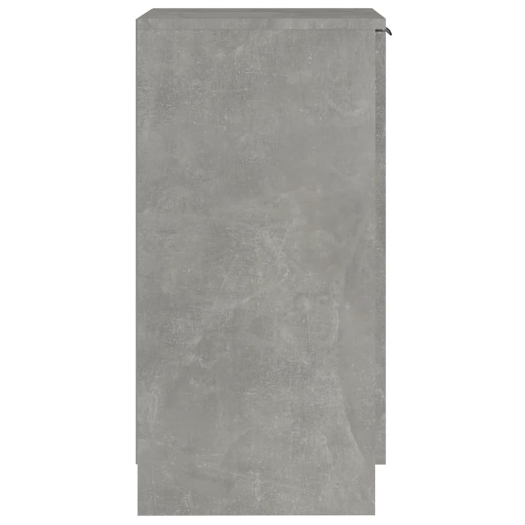 Shoe Cabinet Concrete Grey 30x35x70 cm Engineered Wood